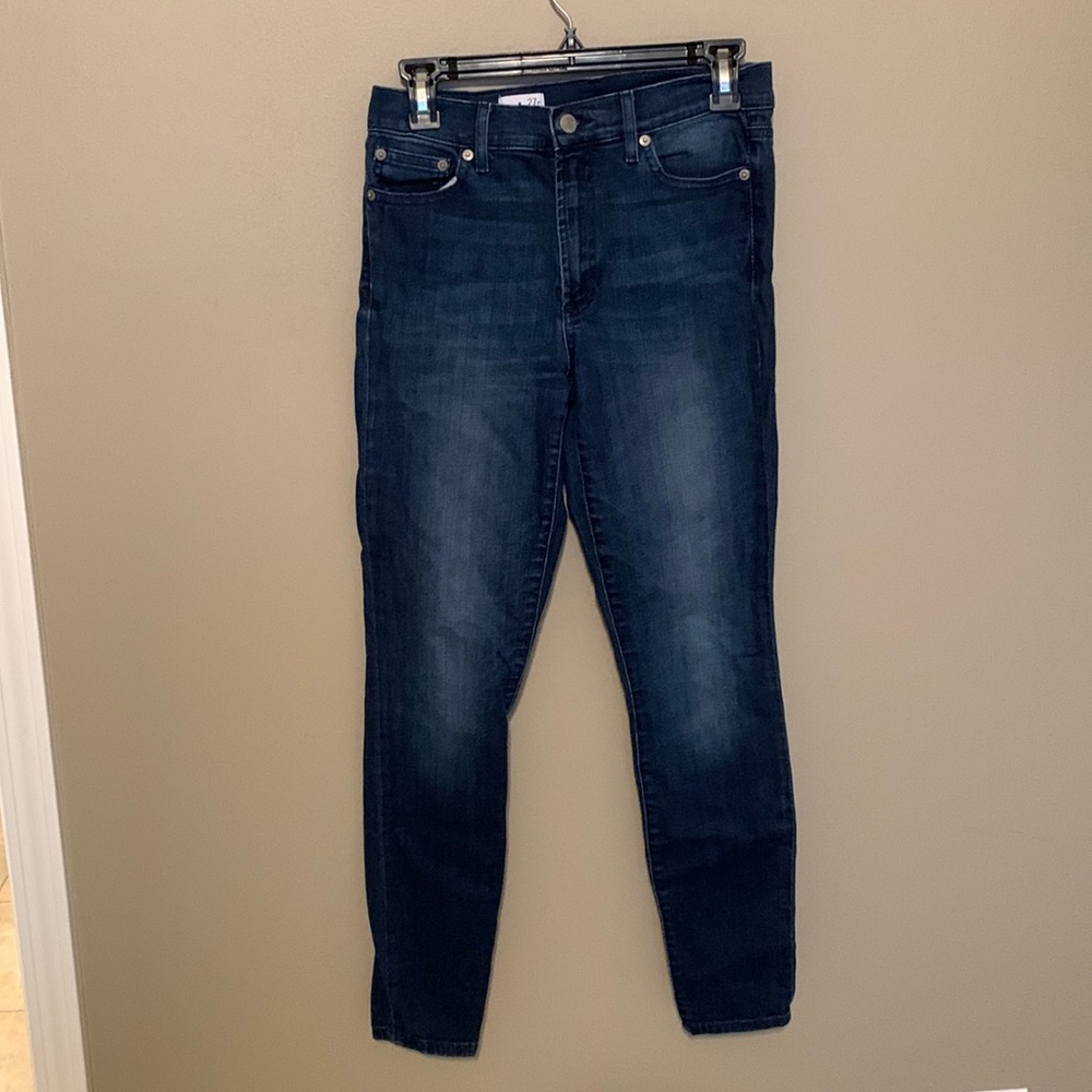 Gap high rise skinny jeans. Size 27r